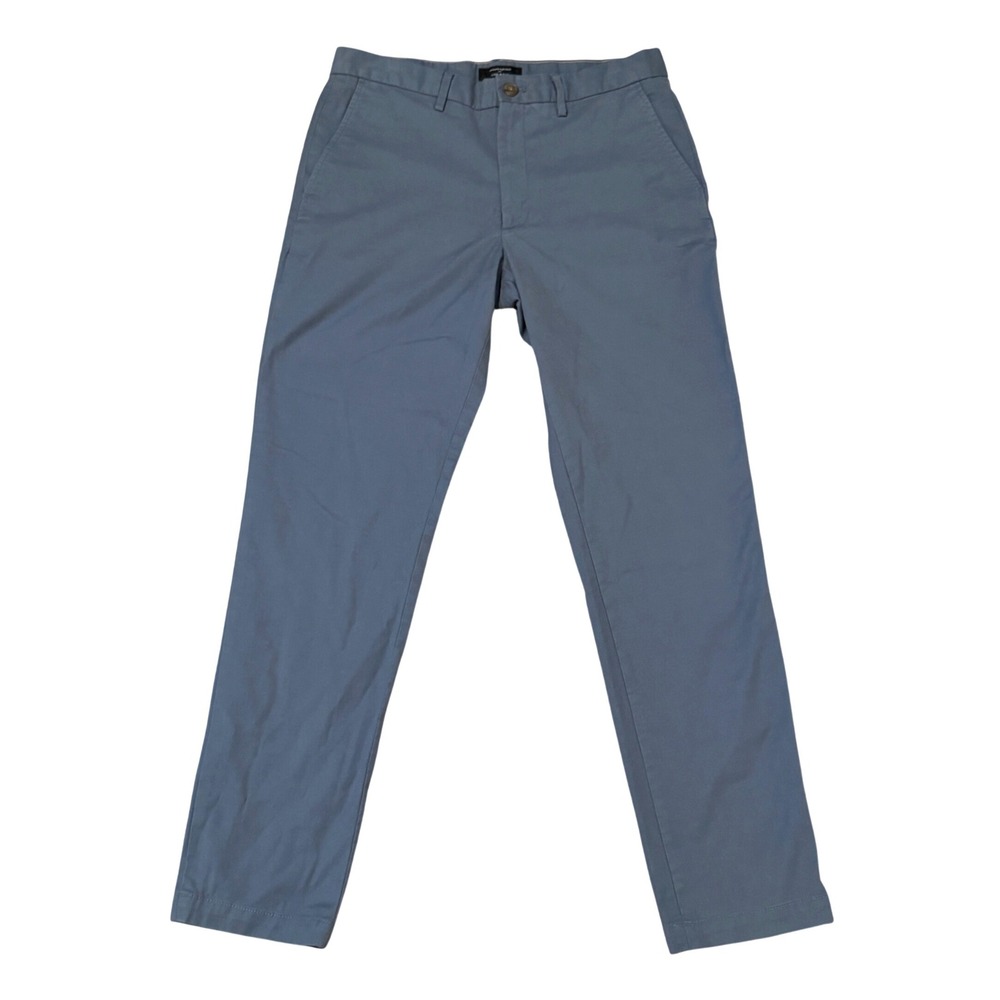 Banana Republic Lived-In Slim Chinos Mens 32x32 Blue Cotton Stretch Pants
